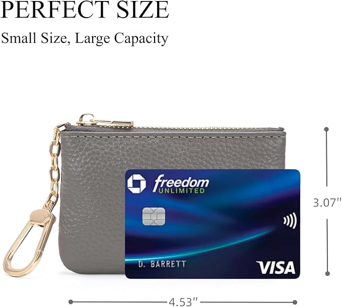 Full Grain Leather Coin Purse - Image 3