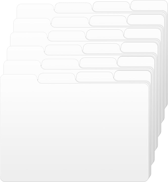 4x6 Index Card Alphabet Tab Dividers 24 pcs - Image 2