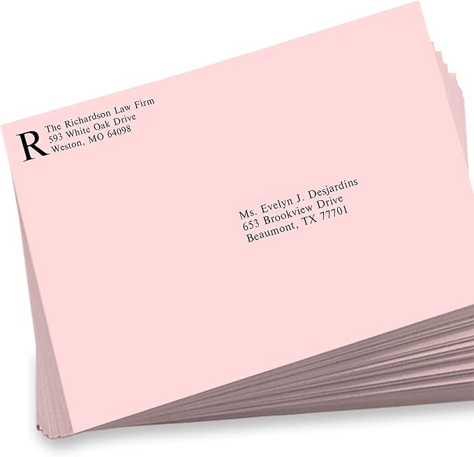 LUXPaper 9 x 12 Open End Envelopes | Peel & Press | Candy Pink | 80lb. Text | - Image 5