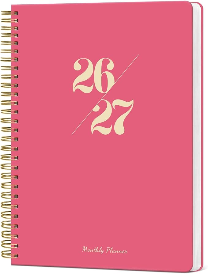 Monthly Planner 2026-2027, 18 Months Calendar Planner 2026-2027, Runs from July by Taja