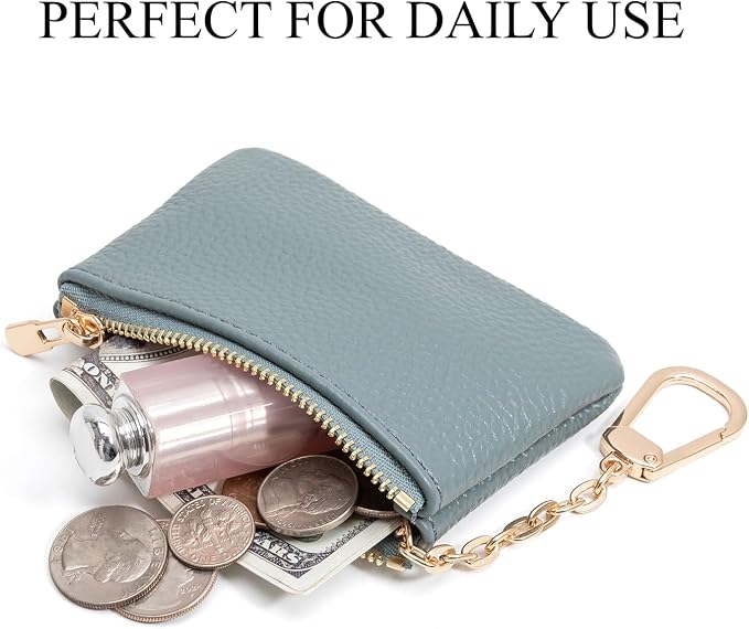 Full Grain Leather Coin Purse - Image 5