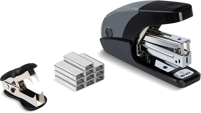 PAPERPAL Effortless Stapler Set, 20 Sheet Capacity, 000 1/4-inch staples and a by PAPERPALDirect