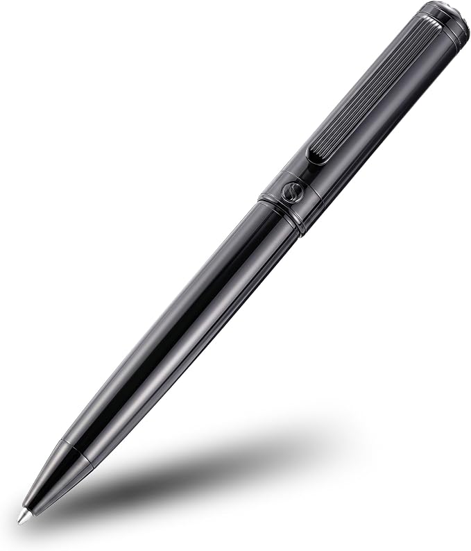 Scriveiner Gun-Metal Lacquer Ballpoint Pen - Image 2