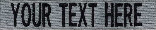 Custom Uniform Name Tapes Solid Colors. Made in The U.S.A. Ships Under 24 by NORTHERNSAFARI