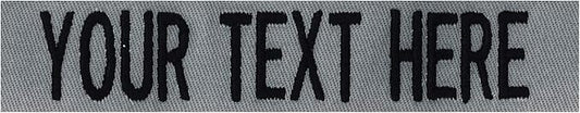 Custom Uniform Name Tapes Solid Colors. Made in The U.S.A. Ships Under 24 by NORTHERNSAFARI