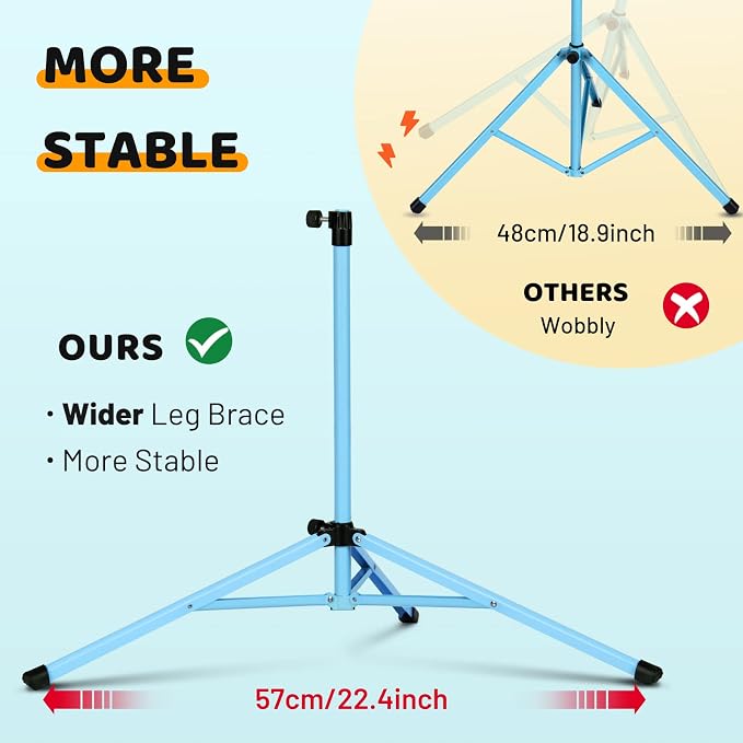 CAHAYA Portable Sheet Music Stand: Dual Use Desktop Book Holder Folding - Image 2