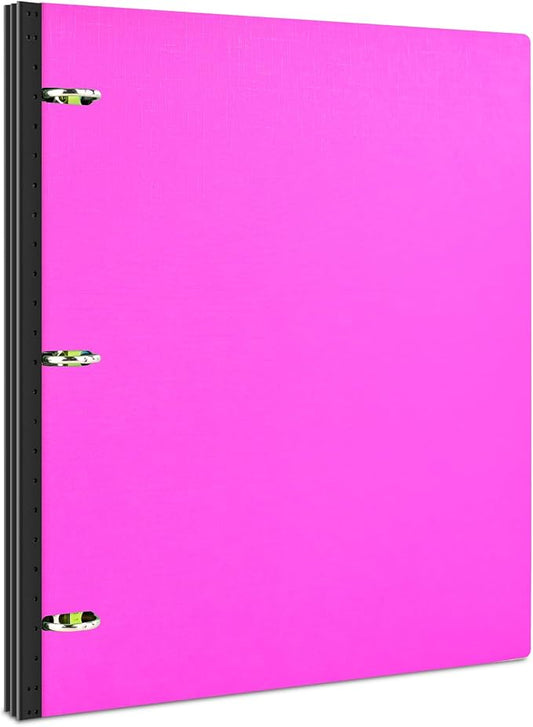 INFUN Telescoping 3 Ring Binder, Portable Plastic 0.75 inch 3 Ring Binder by INFUN