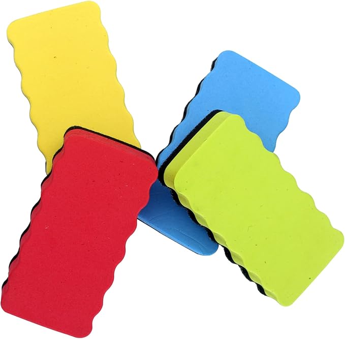 4 Pack Magnetic White Board Eraser by Z+ZICOME
