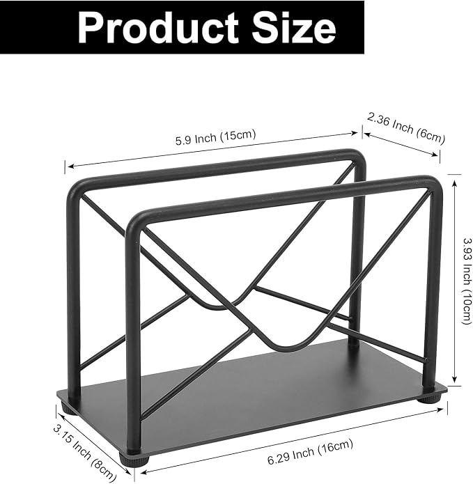 Modern Mail Holder for Home Office, Metal Letter Organizer Sorter for Desk - Image 5