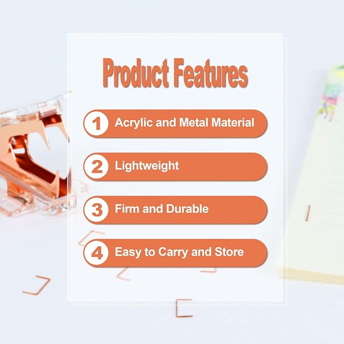 Buqoo Acrylic Clear Light Pink Heavy Duty Staple Remover Tool Pinch Jaw Style - Image 2