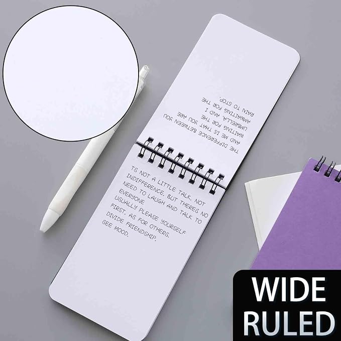 Pocket Notebook Mini Notepad Small Spiral Notebooks 3X5Inch | functionality - Image 3
