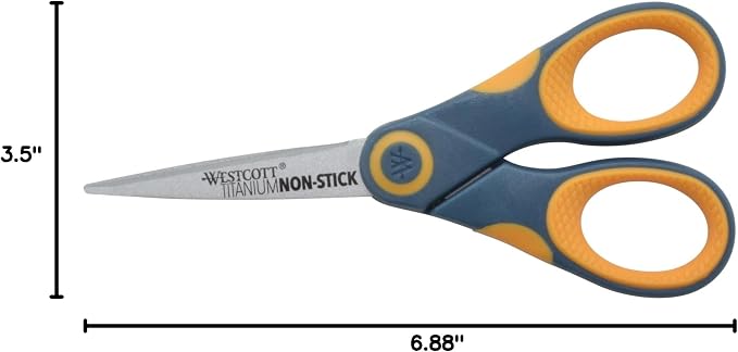 Westcott 5-Inch Non-Stick Titanium Scissors - Image 8