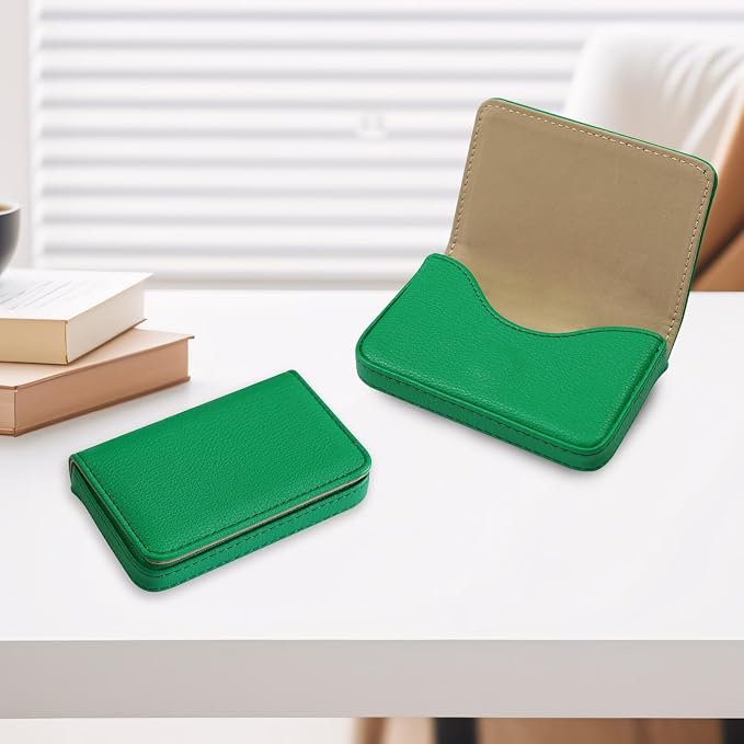 Business Card Holder，PU Leather Business Card Case Color Printing Pattern Card - Image 6