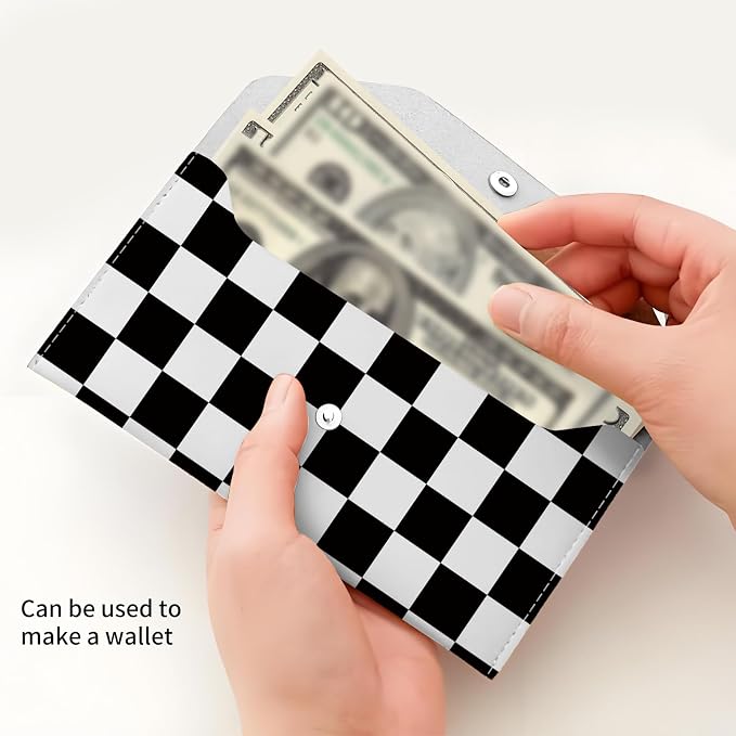 Cash Envelope Wallet Cute PU Leather Envelopes Bag - Image 4