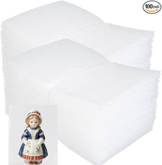 100Pcs Bubble Pouche Wrap, 8”x10” Bubble Bags by XHAMXE