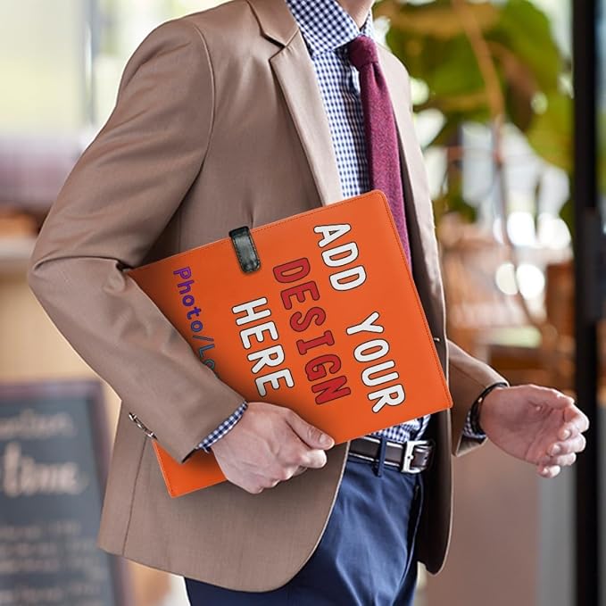 Professional Padfolio with Clipboard, Business Resume Portfolio Folder - Image 3