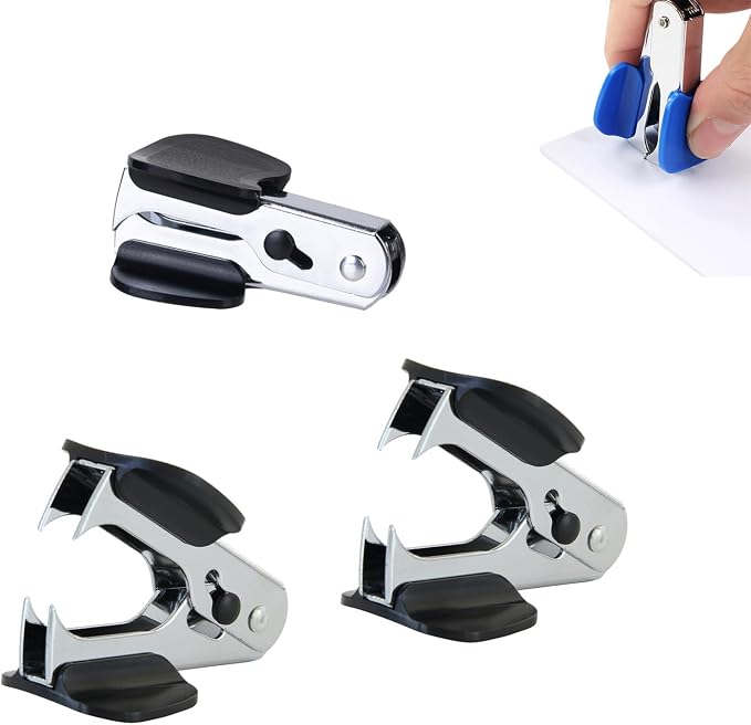 GZBABY Staple Remover with Steel Jaw 3 Pcs, Staple Puller by GZ+GZBABY