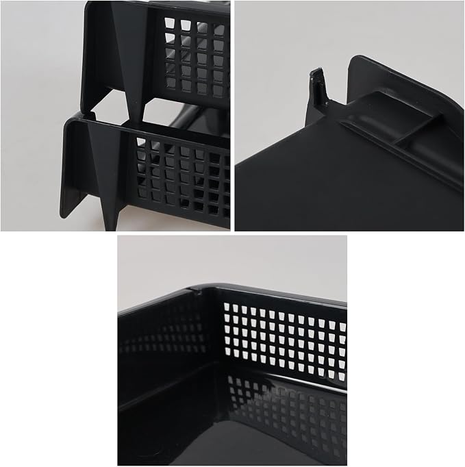 6 Pack Stackable Letter Trays, Plastic File Organizer Tray, Desktop Document - Image 3