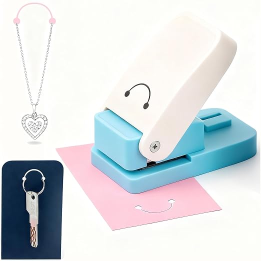 Earring Card Punch, Earring Necklace Hole Puncher, Portable Hangtag Punch Tool by CYFUNDESIGN
