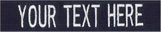 Custom Uniform Name Tapes Solid Colors. Made in The U.S.A. Ships Under 24 by NORTHERNSAFARI