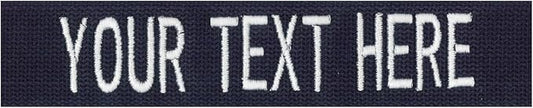 Custom Uniform Name Tapes Solid Colors. Made in The U.S.A. Ships Under 24 by NORTHERNSAFARI