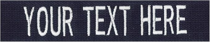 Custom Uniform Name Tapes Solid Colors. Made in The U.S.A. Ships Under 24 by NORTHERNSAFARI