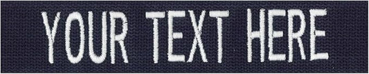 Custom Uniform Name Tapes Solid Colors. Made in The U.S.A. Ships Under 24 by NORTHERNSAFARI