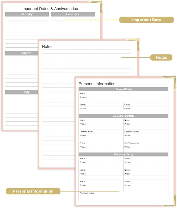 Undated Daily Planner 8.5"x11" - Image 5