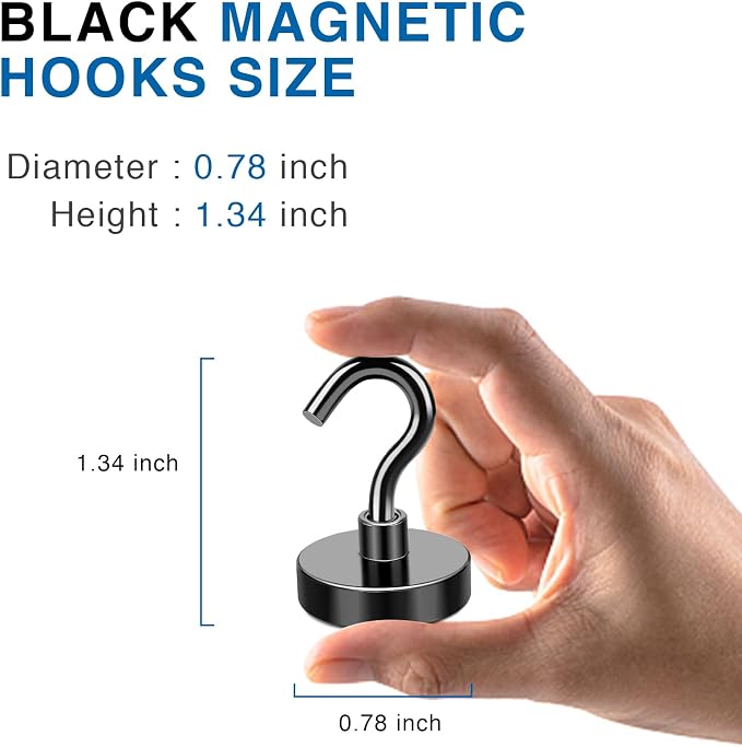 LOVIMAG Magnetic Hooks, 50lbs+ Magnets Hook 2026 Cruise Cabin Ship Essentials - Image 2