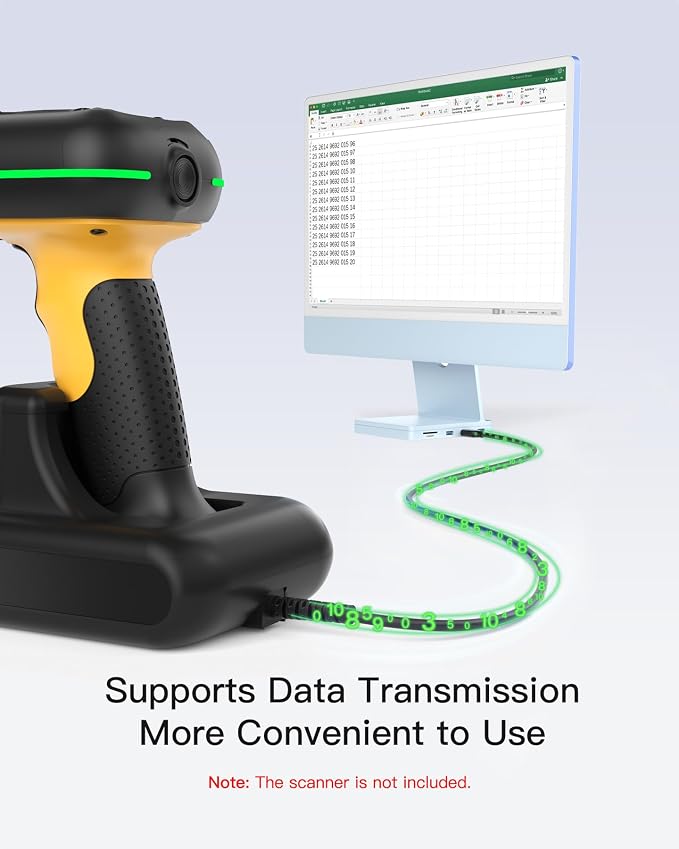 Inateck Barcode Scanner Charging Base, Suitable - Image 4