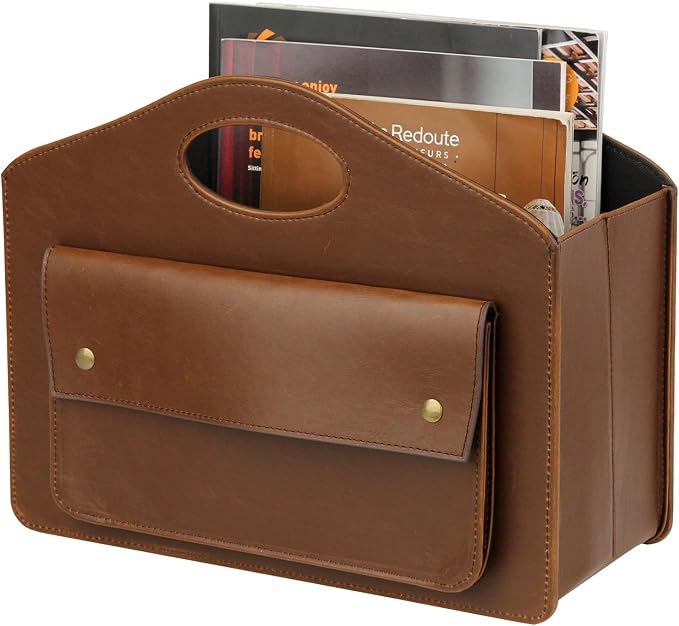 HofferRuffer Magazine Basket Holder, Foldable Magazine Rack, Document File by HofferRuffer