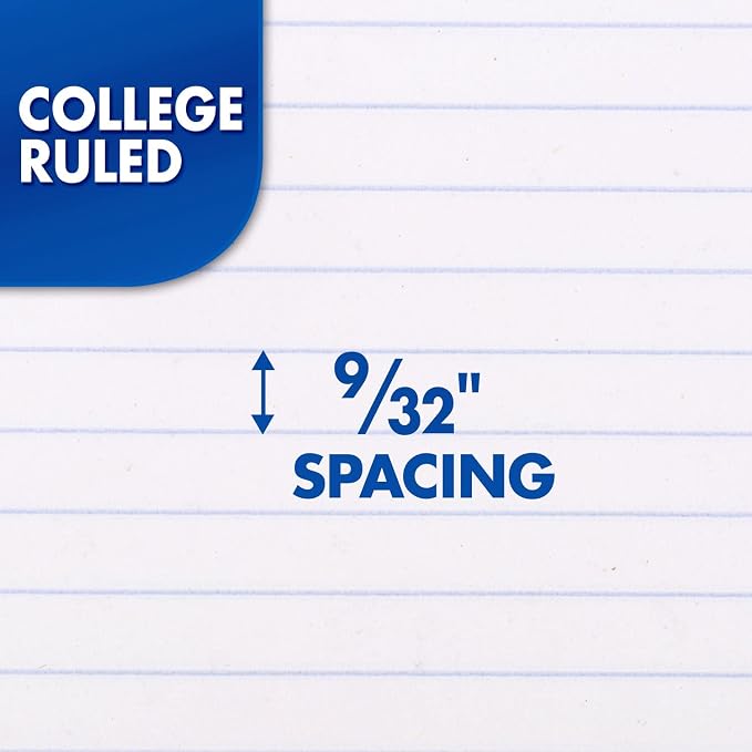 Mead Composition Notebook, 12 Pack, College Ruled Paper, 7-1/2" x 9-3/4" - Image 3