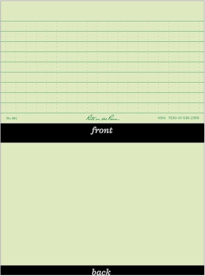 Rite in the Rain Weatherproof Index Cards, Universal Pattern - Image 2