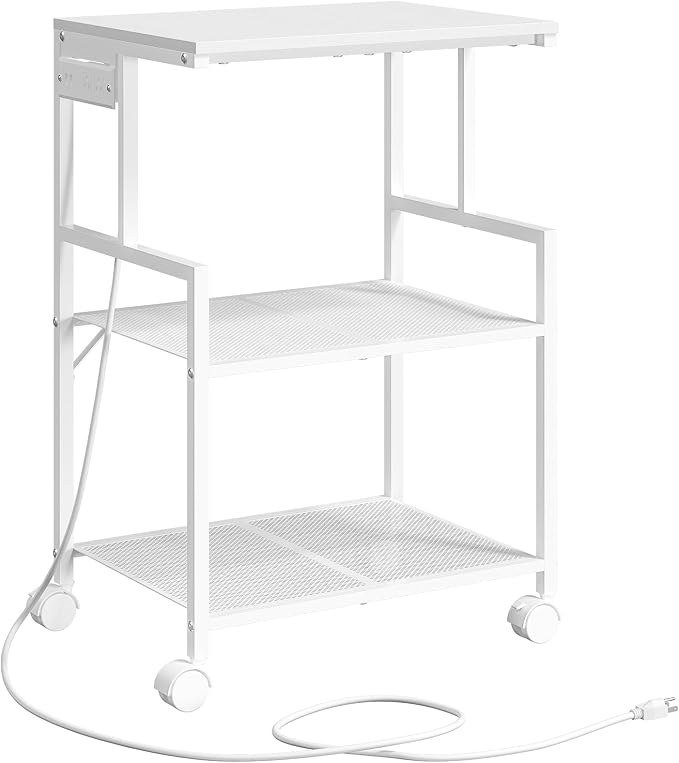 MAHANCRIS Mobile Printer Stand, 3-Tier Industrial Printer Cart by MAHANCRIS