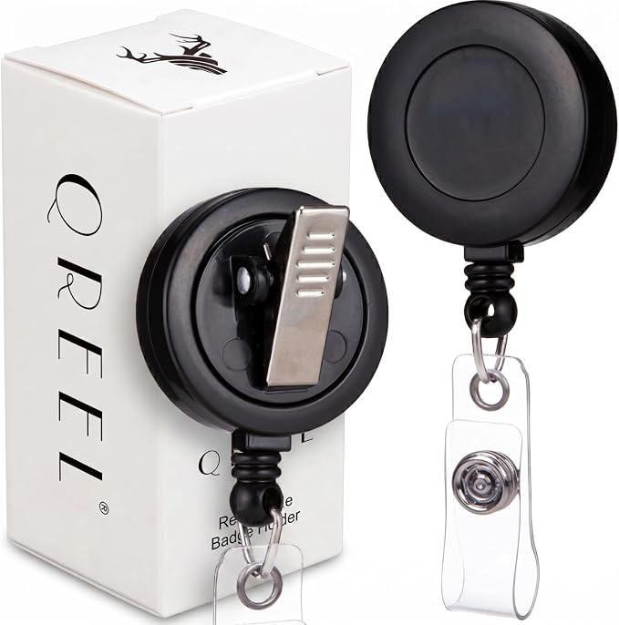 QREEL Retractable Badge Holder by QREEL