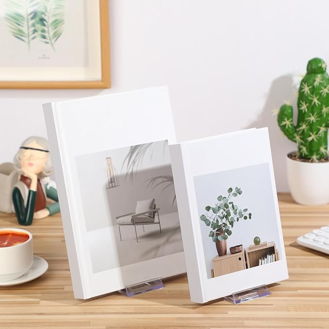 24 Pack Acrylic Book Stand for Display Adjustable Clear Display Holder Easel - Image 4