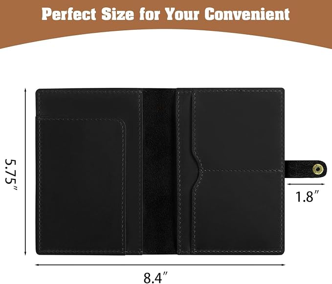 Jack&Chris Genuine Leather Passport Holder - Image 3