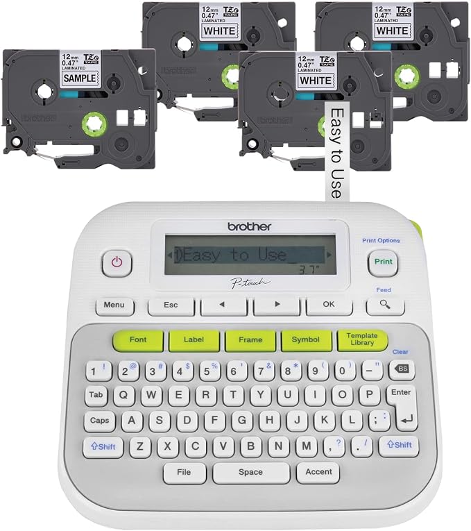Brother P-Touch, Easy-to-Use Label Maker Bundle by Unknown
