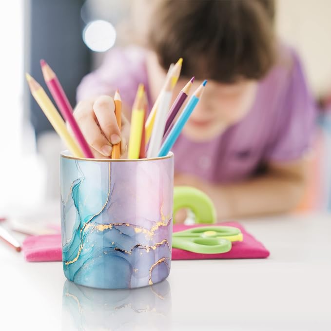 Large Capacity Colored Pen Holder - Image 7