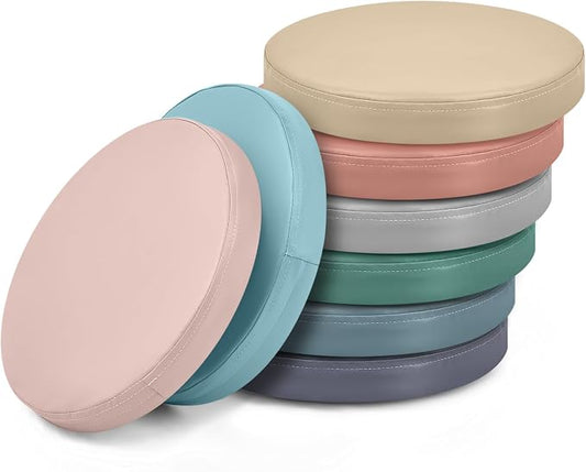 Juexica 8 Pcs Extra Thick Flexible Seating Floor Cushions Assorted Colored by Juexica