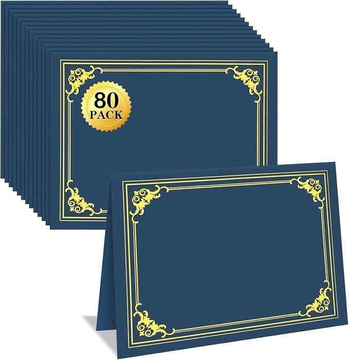 80 Packs Certificate Holders, Diploma Holders, Certificate Folders by COIDEA