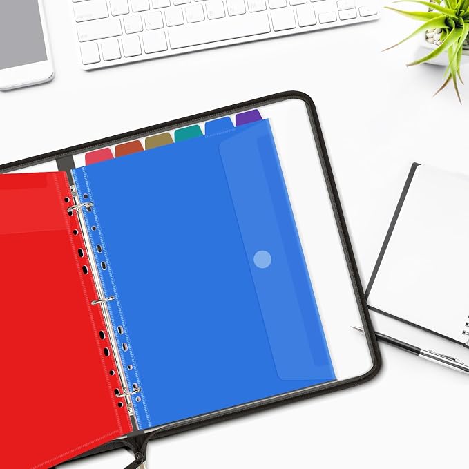 Uquelic Document Organizer, Soft PVC Binder - Image 2