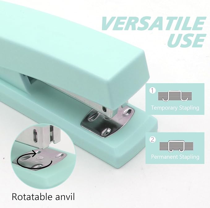 Green Office Stapler, 25 Sheet Capacity - Image 3