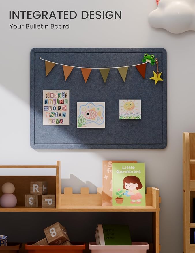 Fluxynara Bulletin Board, 23.6" x 17.5" Cork Board Alternative - Image 6
