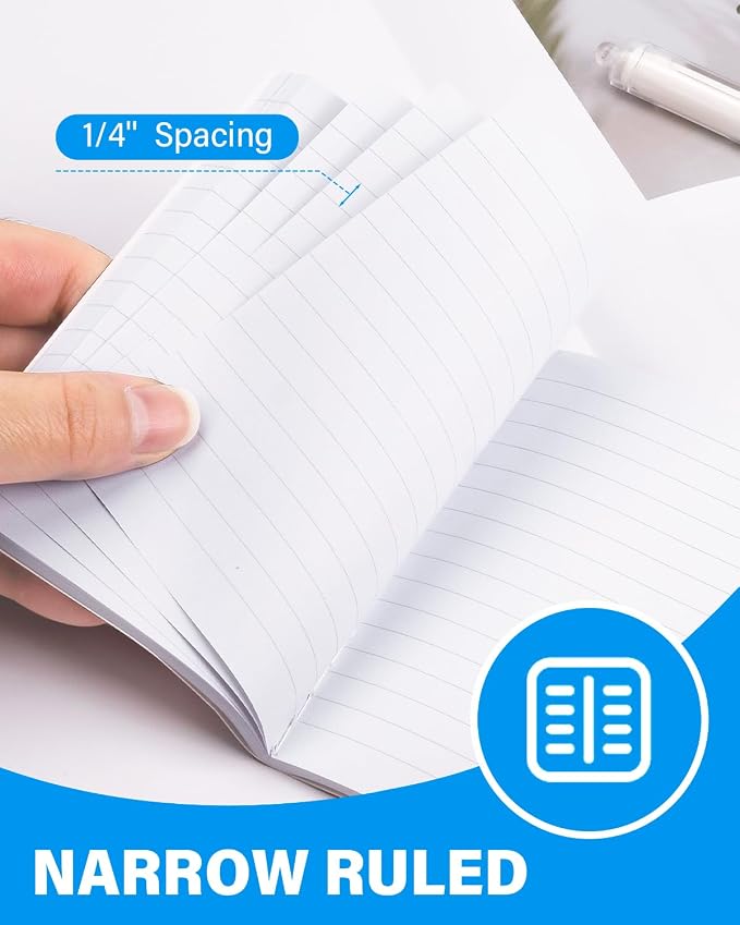 Dynta Composition Notebooks Bulk, 40 Packs 3.25 x 4.5 inch Mini Pocket - Image 5