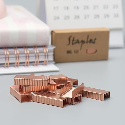 NatSumeBasics 4000 Rose Gold Staples - Image 2