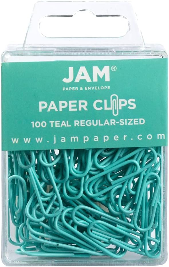 JAM Paper Colored Standard Paper Clips by JAMPaper