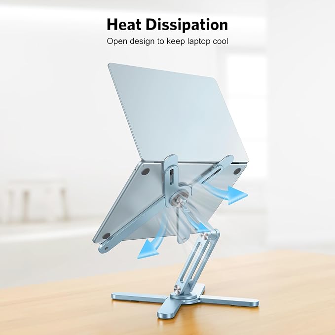 OMOTON 360° Rotating Laptop Stand Riser - Image 9