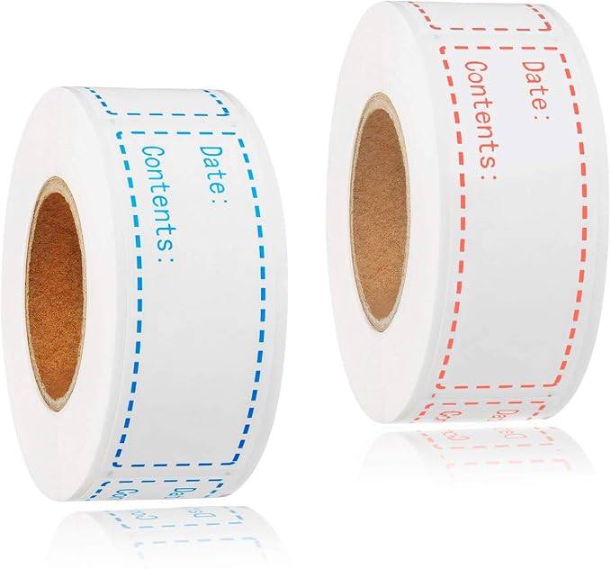 300pcs Removable Freezer Labels, Yoget 1 x 3 Inch Food Labels, Refrigerator by EasyYourLifeFromHere