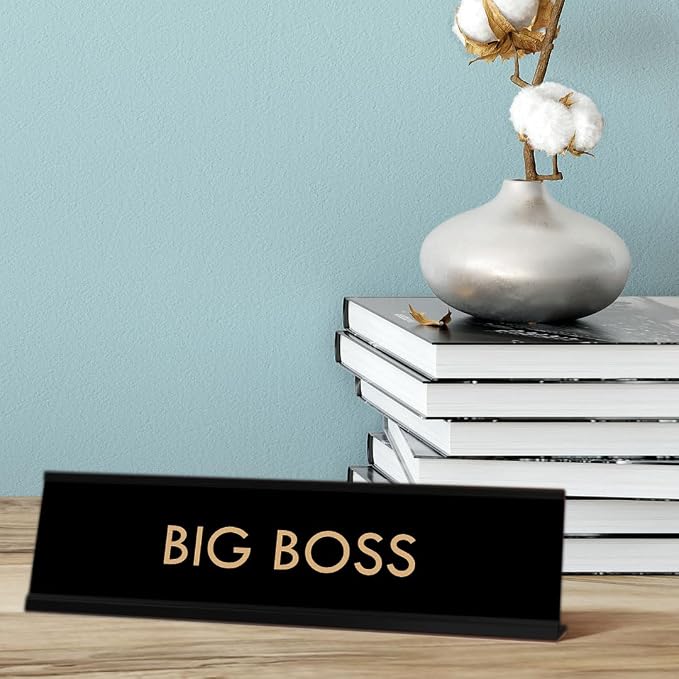 Big Boss Novelty Desk Sign | - Image 2